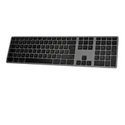 Mac aluminum wireless keyboard illuminated Space Gray  Fk418Btlb-Uk 833742005275 Kl-Mats-002