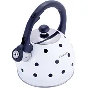 Nerūsējošā tērauda tējkanna ar svilpīti, 2,0 L Balta, 1070 Wh, Kamille  Wh 5903148927572