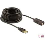 Pagarin. kabelis Usb 2.0, 5M, Delock  82308 4043619823086