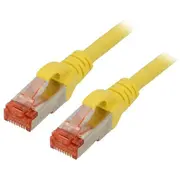 Patch cord S/Ftp Cat 6 Rj45 plug,both sides stranded Cu 0.5M  Dk-1644-005/Y