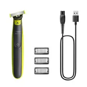 Philips Oneblade 360 skuveklis sejai, zaļš un pelēks ar 3 rugāju ķemmēm  Qp2724/23 8720689029094