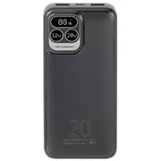 Powerbank Rivacase 20000 mAh Usb-C 20W  Lcd black 1X I/O Pd 18W / 20W, 2X Usb-A Qc 3.0 18W, Lcd, Va2521 4260709011943