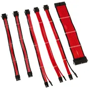 Psu Kabeļu Pagarinātāji Kolink Core 6 Cables Red  Coreadept-Ek-Red 5999094004818