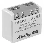 Shelly Em Mini Gen4 Wifi smart energy consumption monitor  3800238070823 Indsl2Urw0041