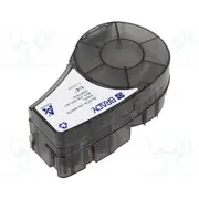 Tape 6.35Mm 6.4M white for printer Character colour black  Brady-139744 M21-250-595-Wt