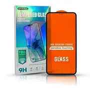 Timy Original Full Face / Glue Tempered Glass Aizsargstikls Pilnam Ekrānam Apple iPhone 7 Plus 8 Melns  Tm-21D-Ap-7Plus-Bk 4752168110058