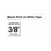 Brother Tze221 tape black/white 9Mm 8M  4977766685085