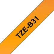Brother Tzeb31 tape black/orange 12Mm 5M  4977766691628
