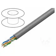 Wire U/Utp Cat 5E 4X2X24Awg Cca wire Pvc grey 305M Cpr Fca  Lcu5-15Cc-0305-S