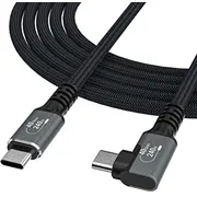 Wozinsky Wps2-Uy41S Usb-C Thunderbolt 4 240W Angled Cable 2M - Black  5907769376702