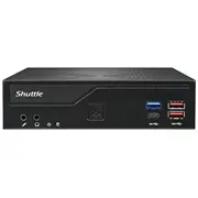 Shuttle Slim Pc Dh770 , S1700, 2X Hdmi, Dp 2.5G Lan, Com, 8X Usb, 1X 2.5, M.2, 24/7 permanent operation, incl. Vesa  0887993006918