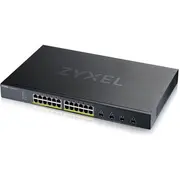 Zyxel Xgs1935-28Hp, 28 Port Lite-L3 Smart Managed Poe Switch, 24X Gigabit And 4X 10G Sfp, Hybrid Mode, Standalone Or Nebulaflex Cloud, 375 Watt 5Y Warranty  Xgs1935-28Hp-Eu0101F 4718937636334