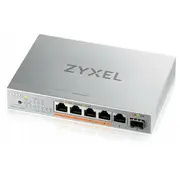 Zyxel Xmg-105 5 Ports 2,5G  1 Sfp, 4 70W Total Poe Desktop Multigig Unmanaged Switch 2Y Warranty Xmg-105Hp-Eu0101F 760559130275