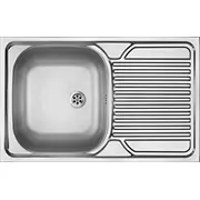 1-Bowl steel sink with drainer - overlay  Zm5 0110 5907650845768 Wlononwcr1474