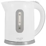 Adler  Kettle Ad 1234 Standard 2200 W 1.7 L Plastic 360 rotational base White 5908256833166