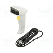 Barcode scanner Interface Usb white 1D  Qoltec-50877 50877