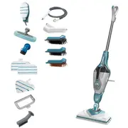 Black  Decker Bhsm1610Dsm Portable steam cleaner 0.5 L 1600 W Aqua colour, White 5035048737828 Agdbdemop0007