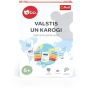 bo. Izglītojošā galda spēle Valstis un karogi Latviešu val.  1953Lv 4743199029532