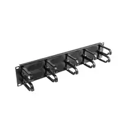 Cable organizer 2U black Standard 19  Ak-1204-B Z24423
