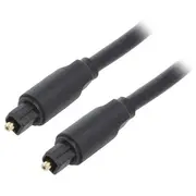 Cable Toslink plug,both sides 1.5M Plating gold-plated black  Baebg