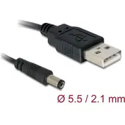 Delock Cable Usb Power Gt Dc 5.5 x 2.1 mm Male 1.0 m  82197 4043619821976