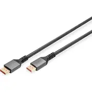 Digitus 16K Displayport Connection Cable, Version 2.1, 1M, 80G, black  Db-340111-010-S 4016032491187