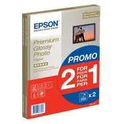 Epson Premium Glossy Photo Paper 30 sheets A4 2Pack  C13S042169 8715946388564
