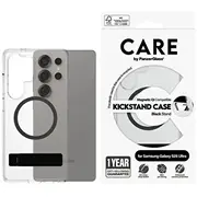Etui Care by Panzerglass Feature Black  Kickstand Qi do Samsung Galaxy S25 Ultra przezroczysty Crrfbkqg38488 5715685016509
