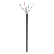 Goobay Outdoor Network Cable  Cat 6 U/Utp Awg 24/1 length 100 m Black 77625 4040849776250