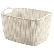 Grozs Knit L taisnstūris 19L 40X30X23Cm balts  0803670X64 3253923970029