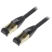 Kabelis Gembird S/Ftp Cat. 8 Lszh Patch Cord Black 2 m  Pp8-Lszhcu-Bk-2M