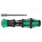 Screwdriver universal-set with ratchet Kraftform Kompakt 28  Wera.05051519001 05051519001