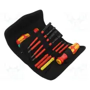 Screwdriver insulated-set insulated 1Kvac case 17Pcs.  Wera.05006611001 05006611001