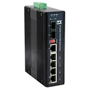 Levelone 6-Port Gigabit Industrial Switch, 1 x Sfp, Sfp/Rj45 Combo, -40C to 75C, Din-Rail  Ies-0600 4015867224250 Wlononwcrsj30