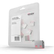 Lindy Usb A Port Blockers, 10Pcs, Pink  40460 4002888404600 204298