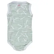 Lodger Romper Sprinkle kokvilnas bodijs bez piedurknēm,Leaf, 68 cm Rf 07068  8719033384026