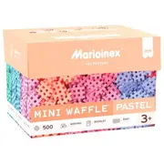 Marioinex Mini Waffle klucīši, 500 gabali, pasteļtoņi 903629  5903033903629 Klomnekon0037