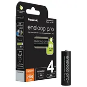 Panasonic Eneloop Pro Lādējamās Baterijas 4Xaa / 2500Mah  Bk-3Hcde/4Cp 5410853064152 Balpanakm0002