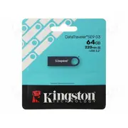 Pendrive Usb 3.2 Gen 1 64Gb R 220Mb/S W 100Mb/S black A  Ke-U2X64-1Ac