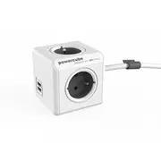 Powercube Usb Extended 1,5M 2402 Grey  Gy 8718444082217 Alacoza2402Grey