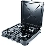 Promis Kg400B hob Black Countertop Gas 4 zones  5902497550899 Agdpmsktu0001