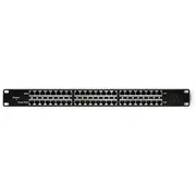 Qoltec 54477 Patch panel Rack  48V 24 ports Passive Poe injector Black 5901878544779 Szaqocpan0002