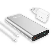 Realpower Powerbank Pb-20000Pd Pro Set silber  20.000Mah 408097 4040895010568