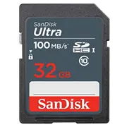 Sandisk memory card 32Gb Sdhc Ultra 100 Mb s  Sdsdunr-032G-Gn3In 6196591852750