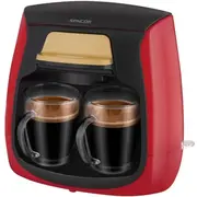Sencor Sce 2101Rd Kafijas automāts ar 2 krūzēm komplektā 0.3L 500W  8590669269532
