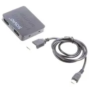 Splitter Hdmi 1.4 Input socket Out x2 black  Savkabelcl-93 Cl-93