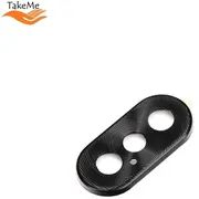 Takeme Telefona aizmugurējās kameras alumīnija aizsarg-vāciņš priekš Apple iPhone Xs Max Melns  Tm-Camc-Ipxsm-Bk 4752128041729