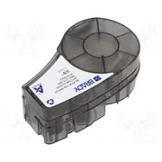 Tape 9.5Mm 4.9M white for printer Character colour black  Brady-110893 M21-375-499