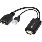 Techly Icoc Hdmi-Dp12A video signal converter 4096 x 2160 pixels  8275267 8051128109542