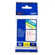 Tze-132 uzlīmju lente sarkans uz caurspīdīga 12Mm  Tze132 4977766684842